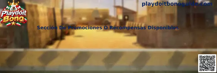 Guía de la sección de promociones o recompensas disponibles de Playdoit Bono